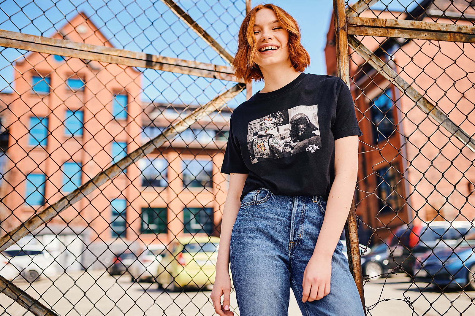 Productafbeelding Dark Side Tattoo T-Shirt voor Star Wars Fans Zwart