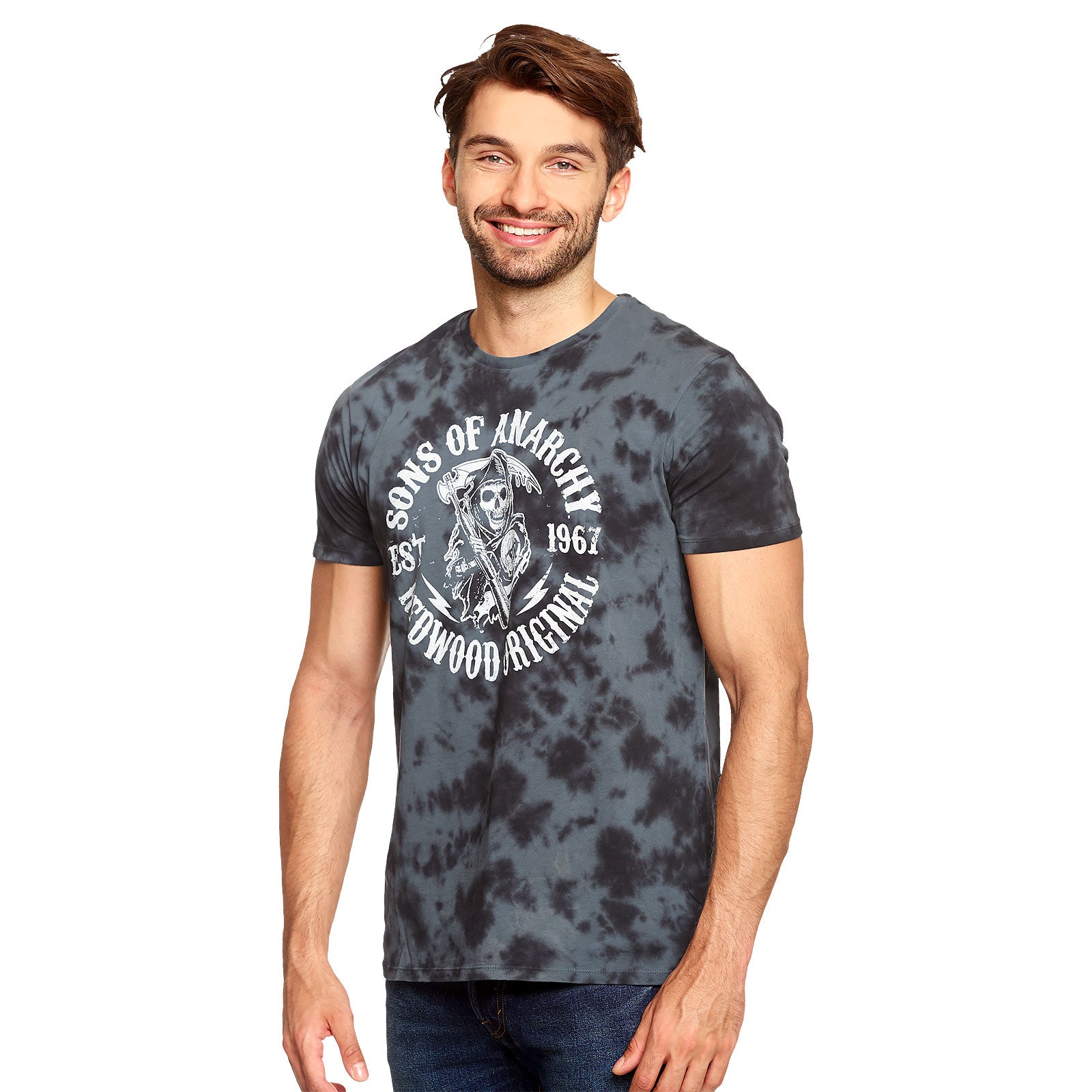 Productafbeelding Sons of Anarchy - Reaper Logo T-shirt grijs