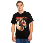 Productafbeelding Deadpool - Time for Adventures T-Shirt zwart