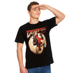 Productafbeelding Deadpool - Time for Adventures T-Shirt zwart