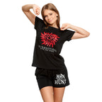 Productafbeelding Supernatural - Anti Bezetenheid Symbool Korte Pyjama voor Dames