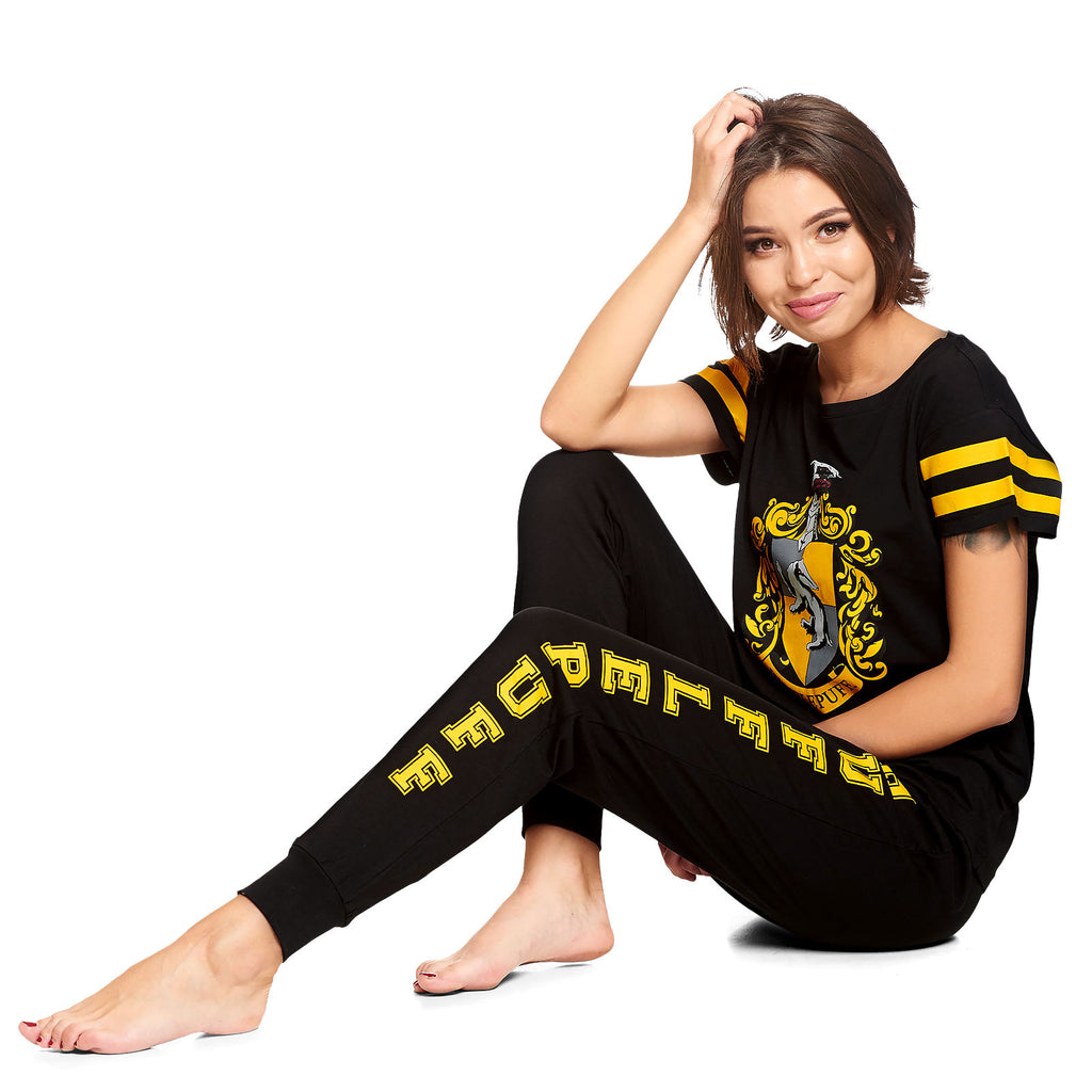 Productafbeelding Harry Potter - Hufflepuff Wapen Pyjama voor Dames