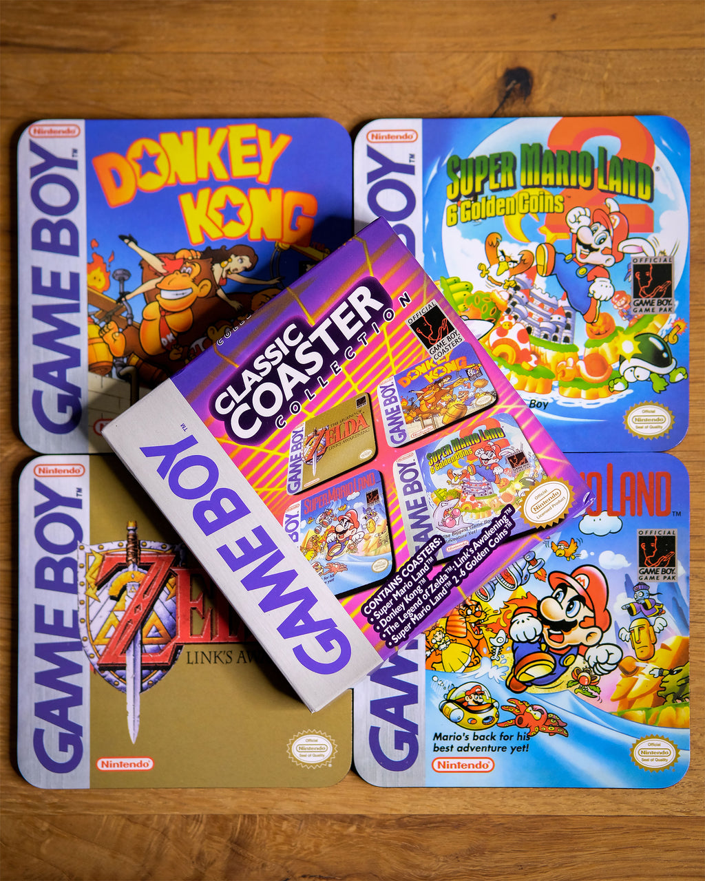 Product image Nintendo - Game Boy Classic Games Coaster Set of 4