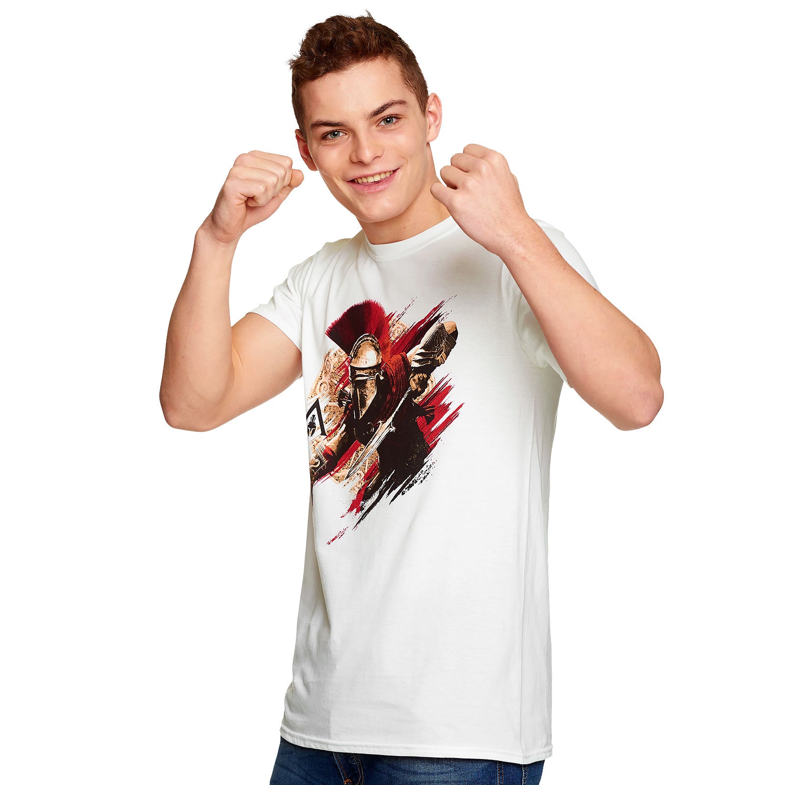 Productafbeelding Assassins Creed - Alexios Armour T-Shirt wit
