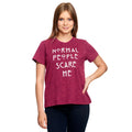 Productafbeelding American Horror Story - Normal People Scare Me Dames T-Shirt Rood