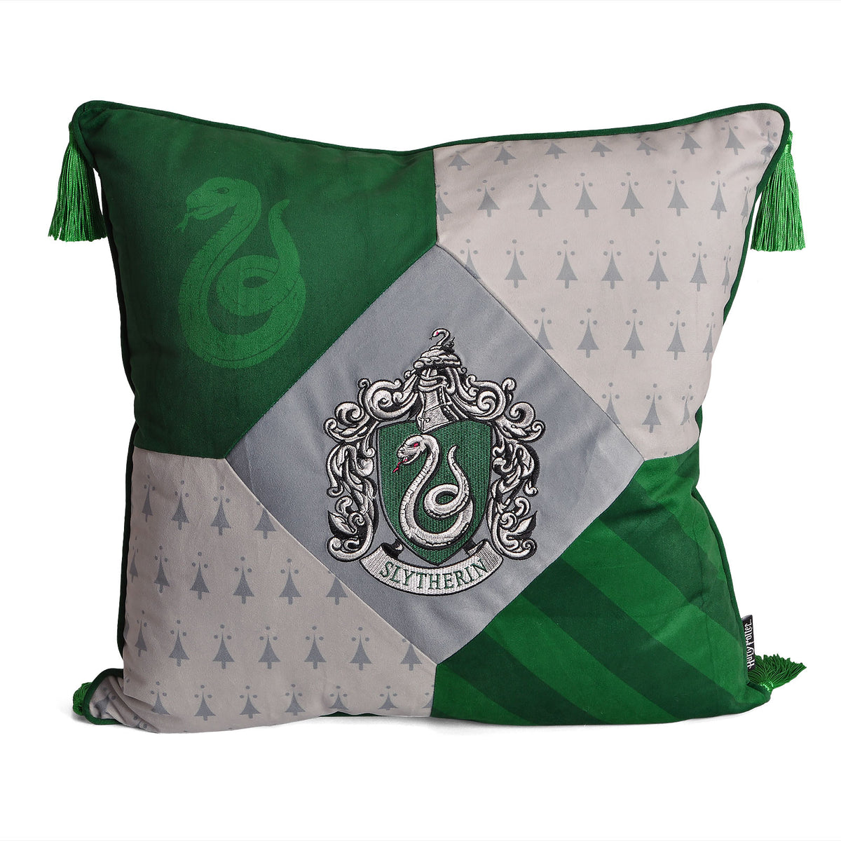 Productafbeelding Harry Potter - Zwadderich Deluxe Kussen met Kwasten