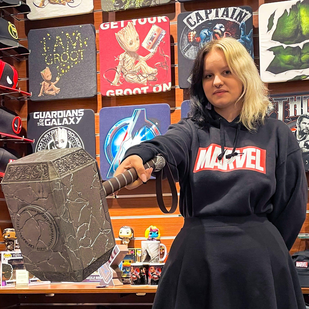 Product image Marvel - Logo Hoodie Black