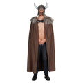 Productafbeelding Viking Kostuum Cape met Bontversiering