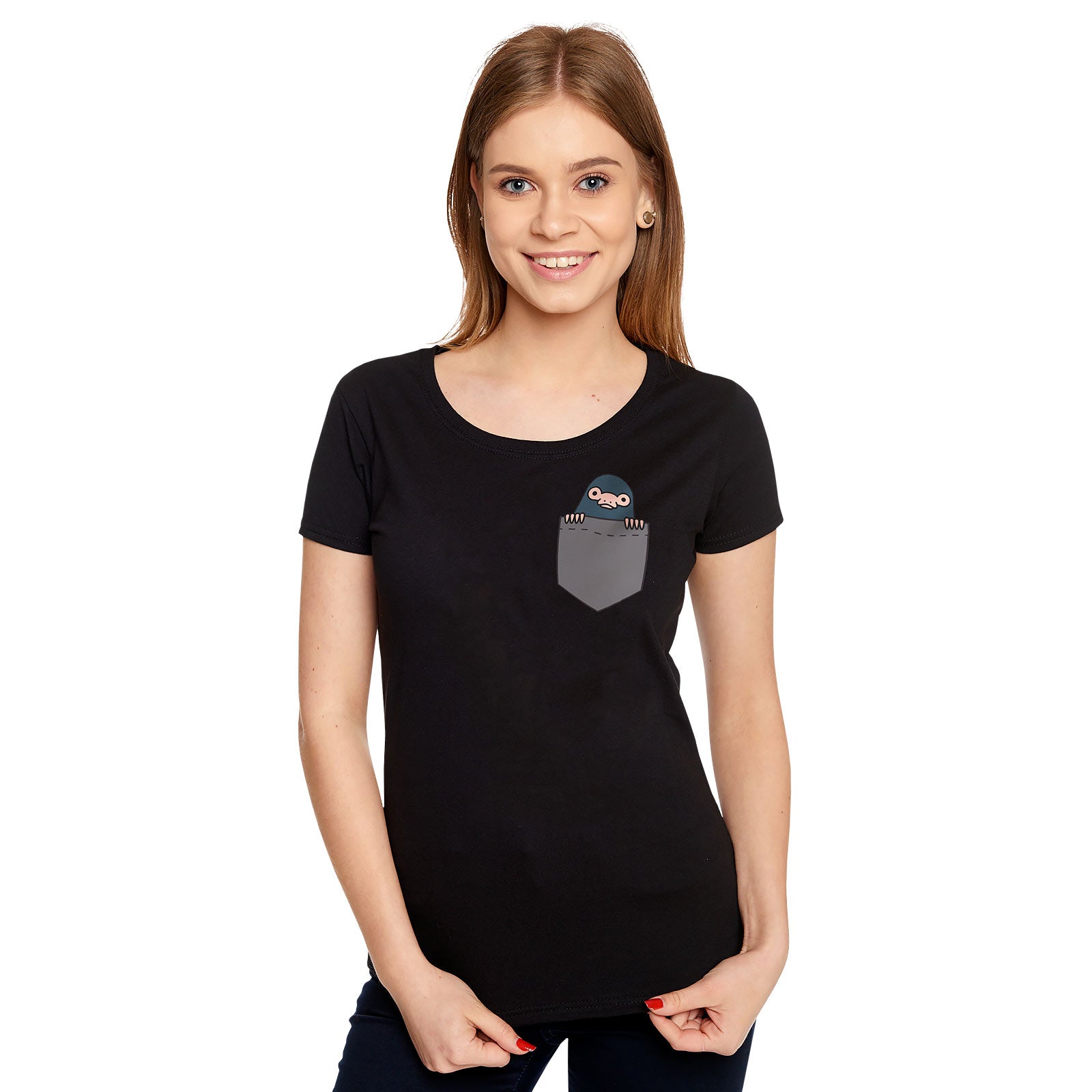 Productafbeelding Zak Niffler - Fantastische Beesten Dames T-shirt Zwart