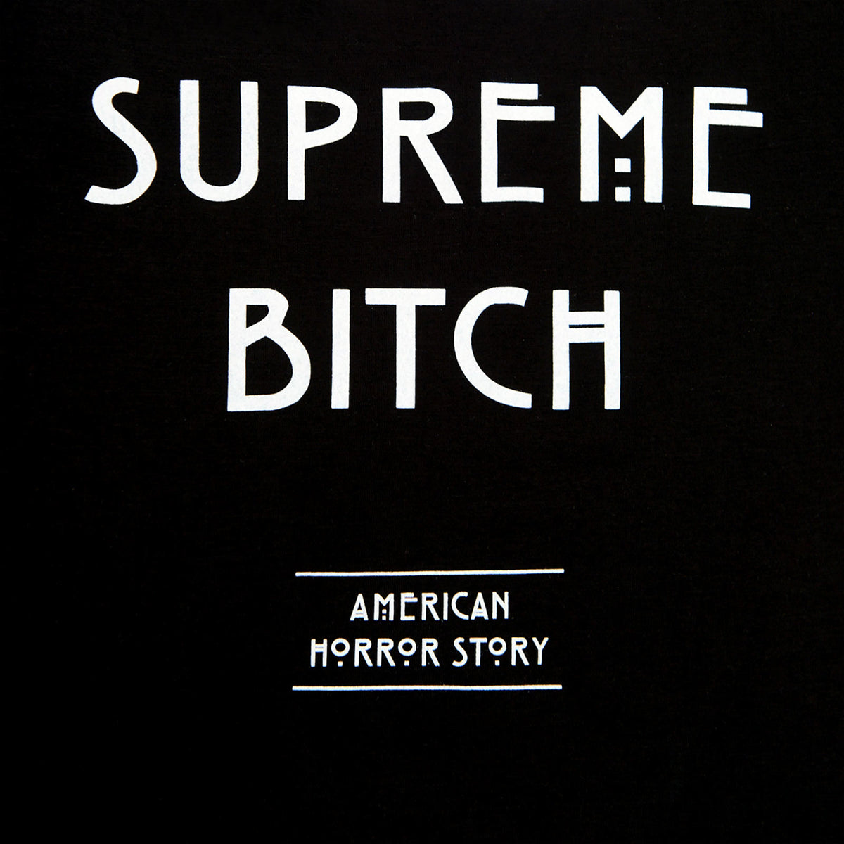 Productafbeelding American Horror Story - Supreme Bitch T-Shirt Dames zwart