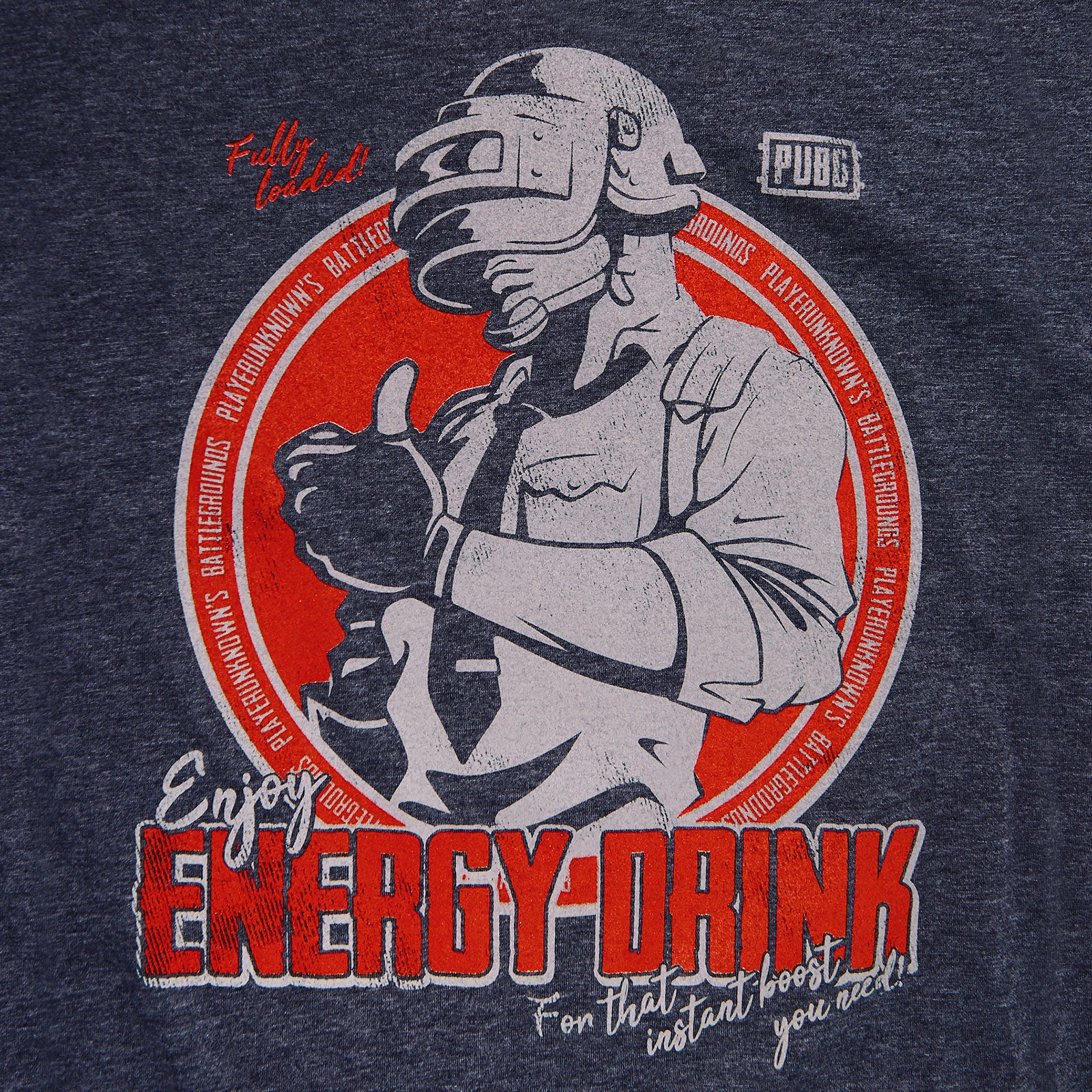 Productafbeelding PUBG - Energy Drink T-shirt blauw