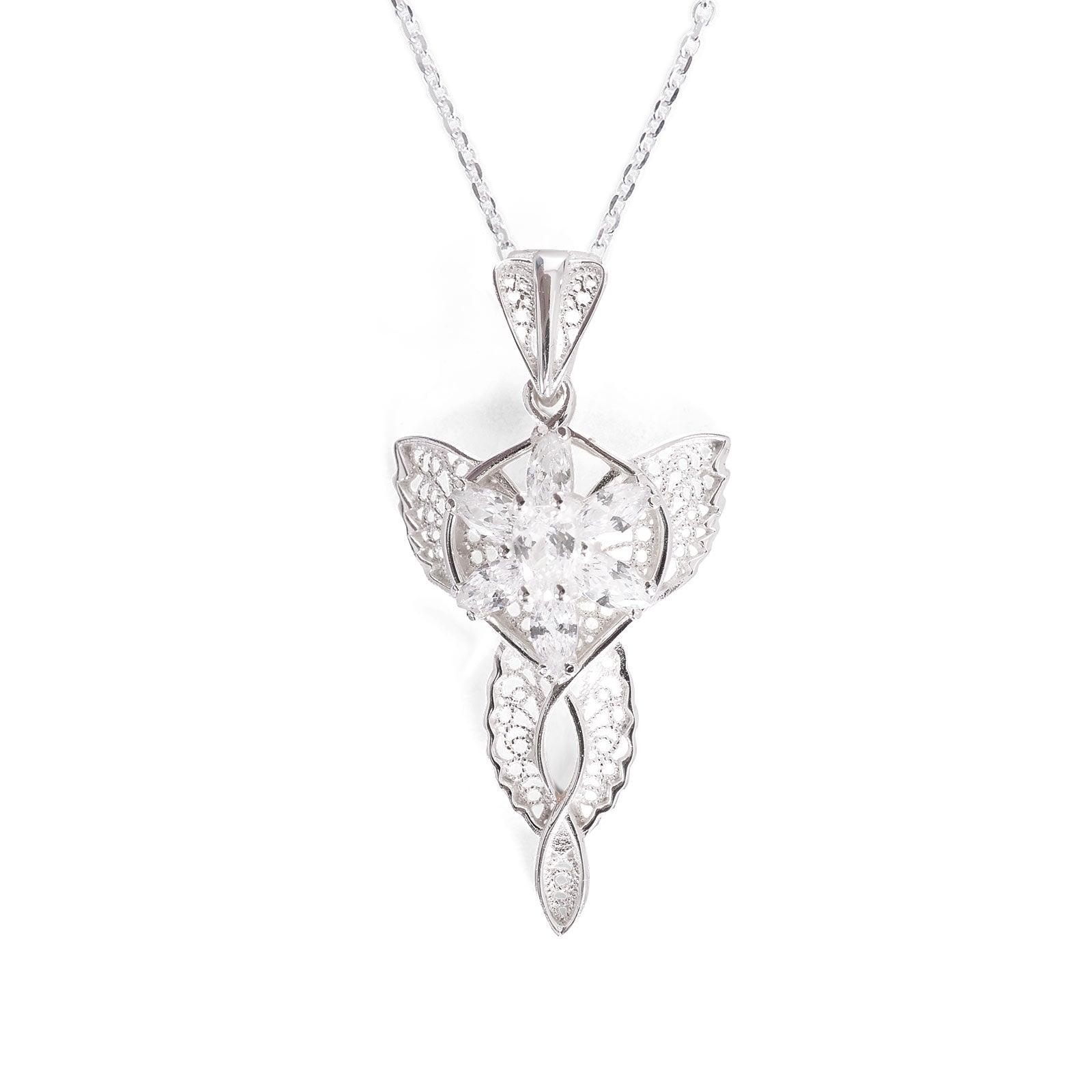 Productafbeelding Arwen's Avondster Miniatuur Filigraan met Ketting