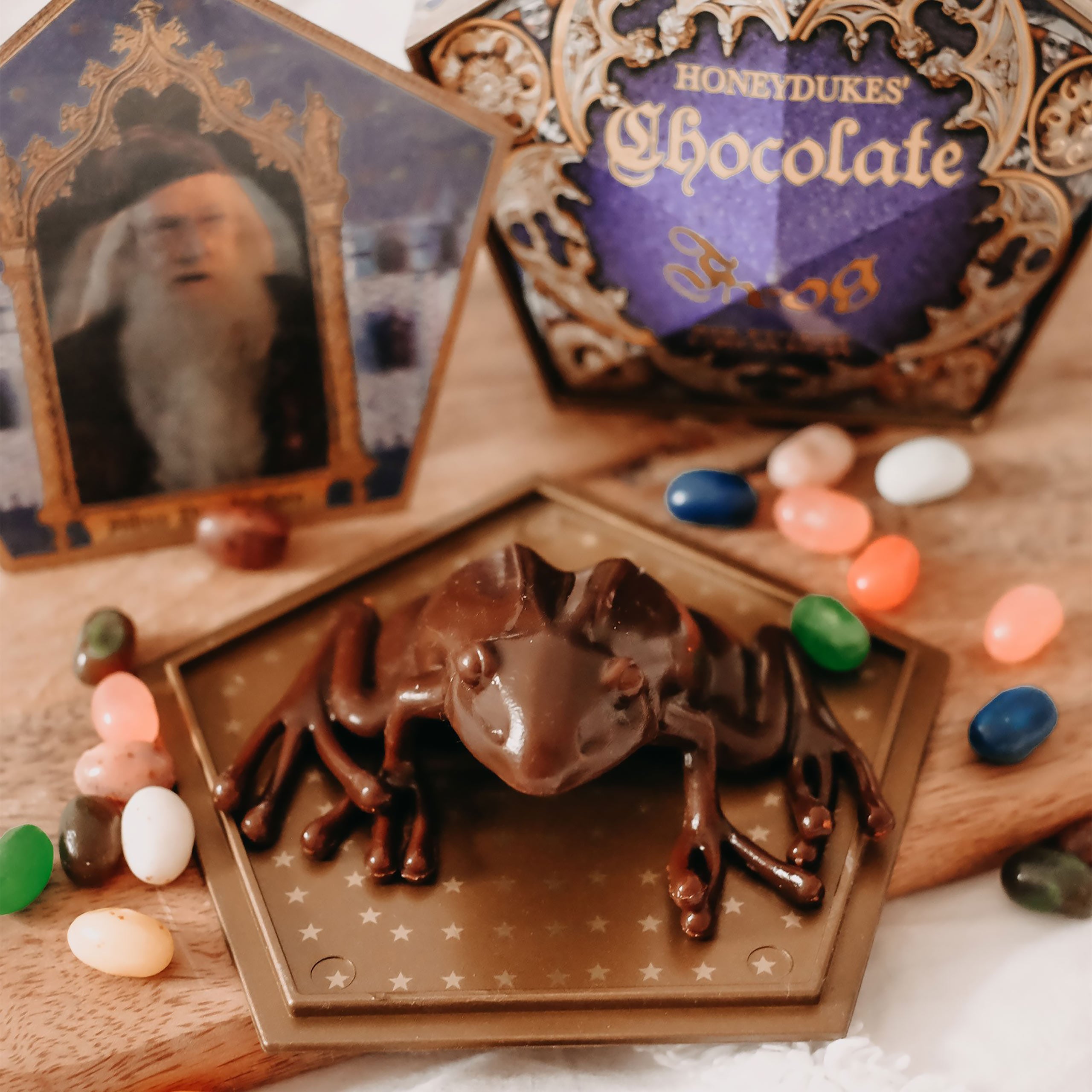 Productafbeelding Chocolade Kikker Figuur met Verzamelkaart - Harry Potter Replica