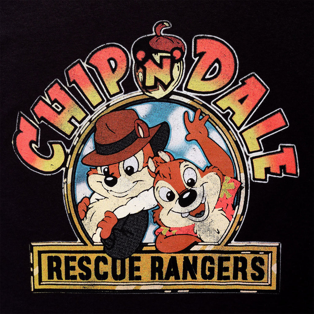 Productafbeelding Chip en Dale - Rescue Rangers Dames Losse Pasvorm T-shirt Zwart