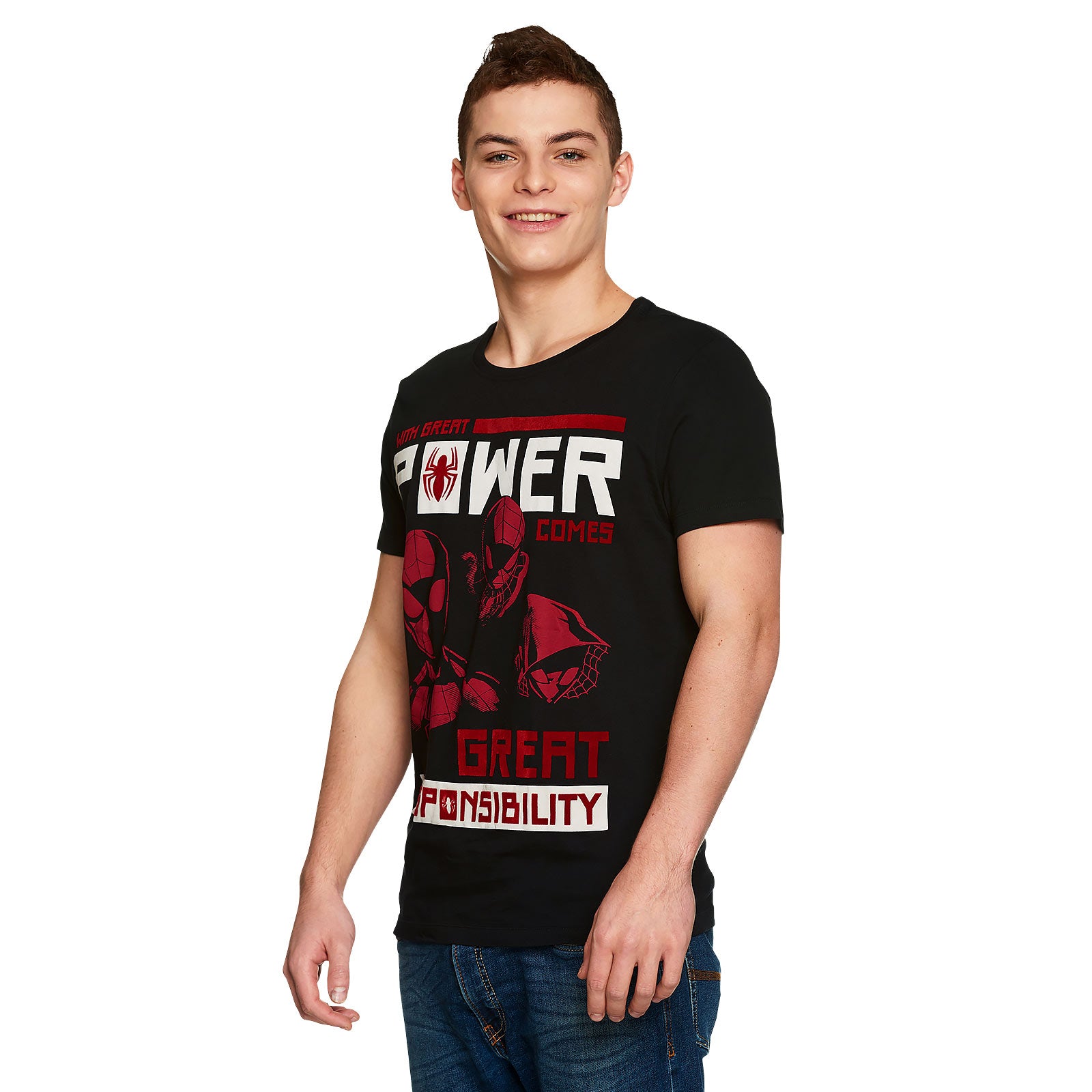 Productafbeelding Spider-Man - Power vs. Responsibility T-Shirt zwart