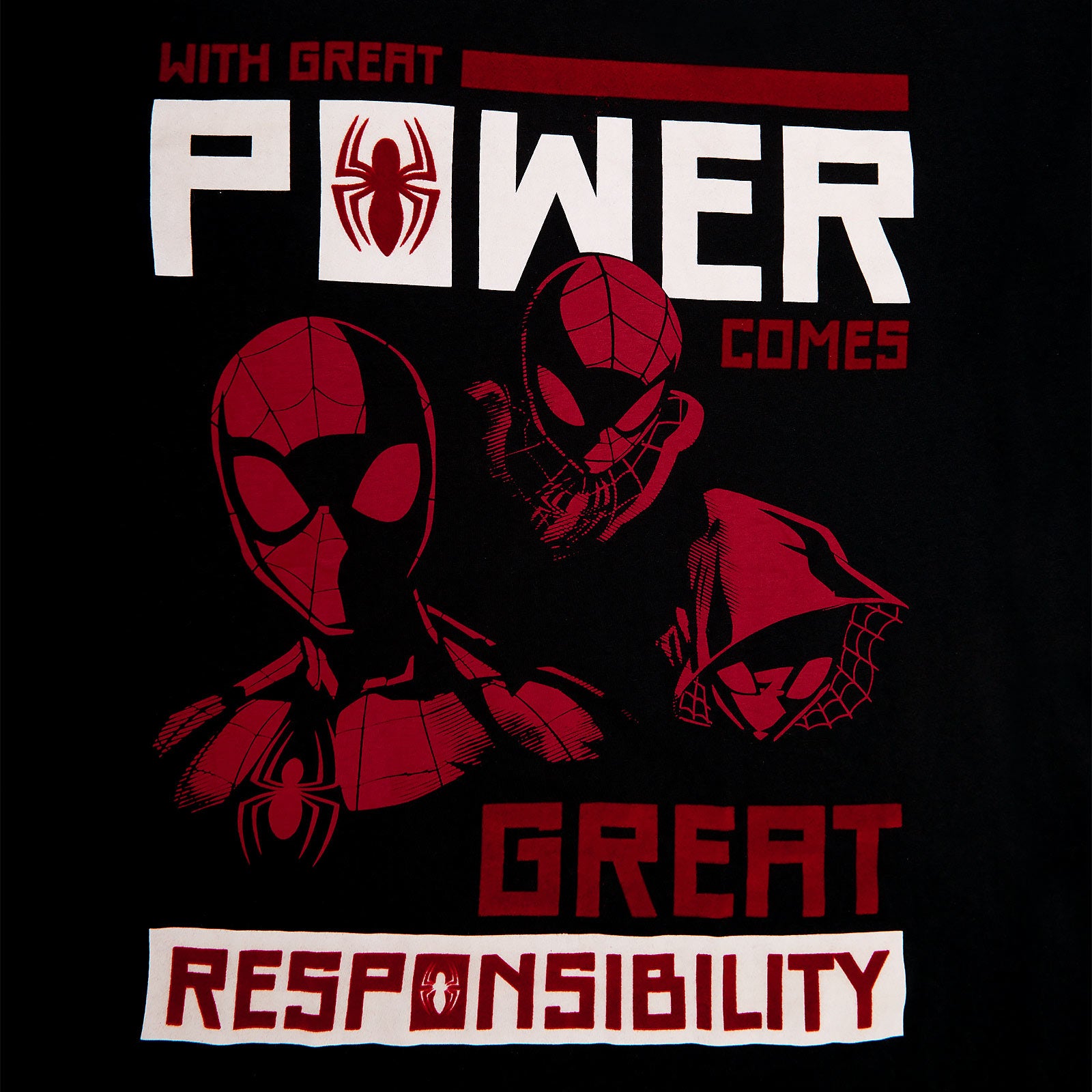 Productafbeelding Spider-Man - Power vs. Responsibility T-Shirt zwart