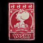 Productafbeelding Super Mario - Yoshi Here We Go Poster T-Shirt Zwart