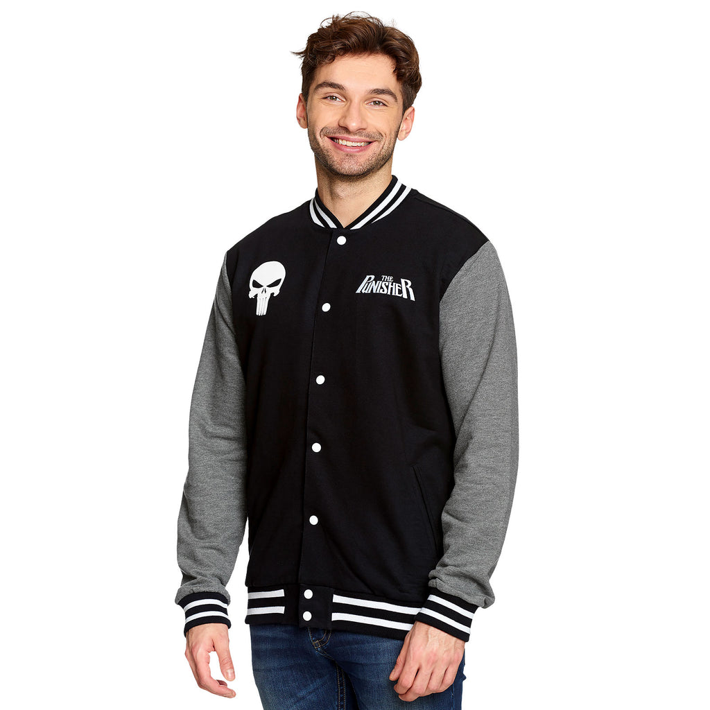 Productafbeelding Punisher - Skull College Jacket zwart-grijs