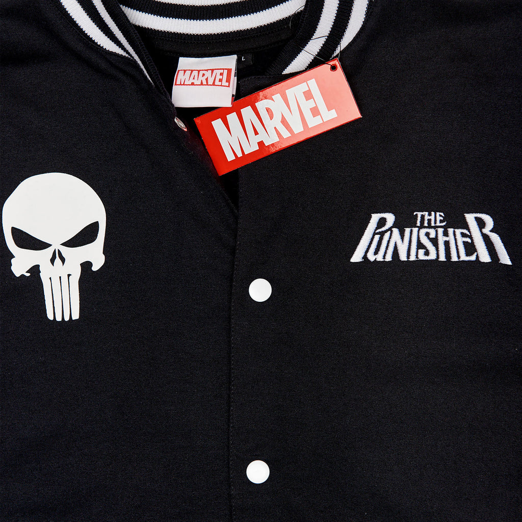 Productafbeelding Punisher - Skull College Jacket zwart-grijs