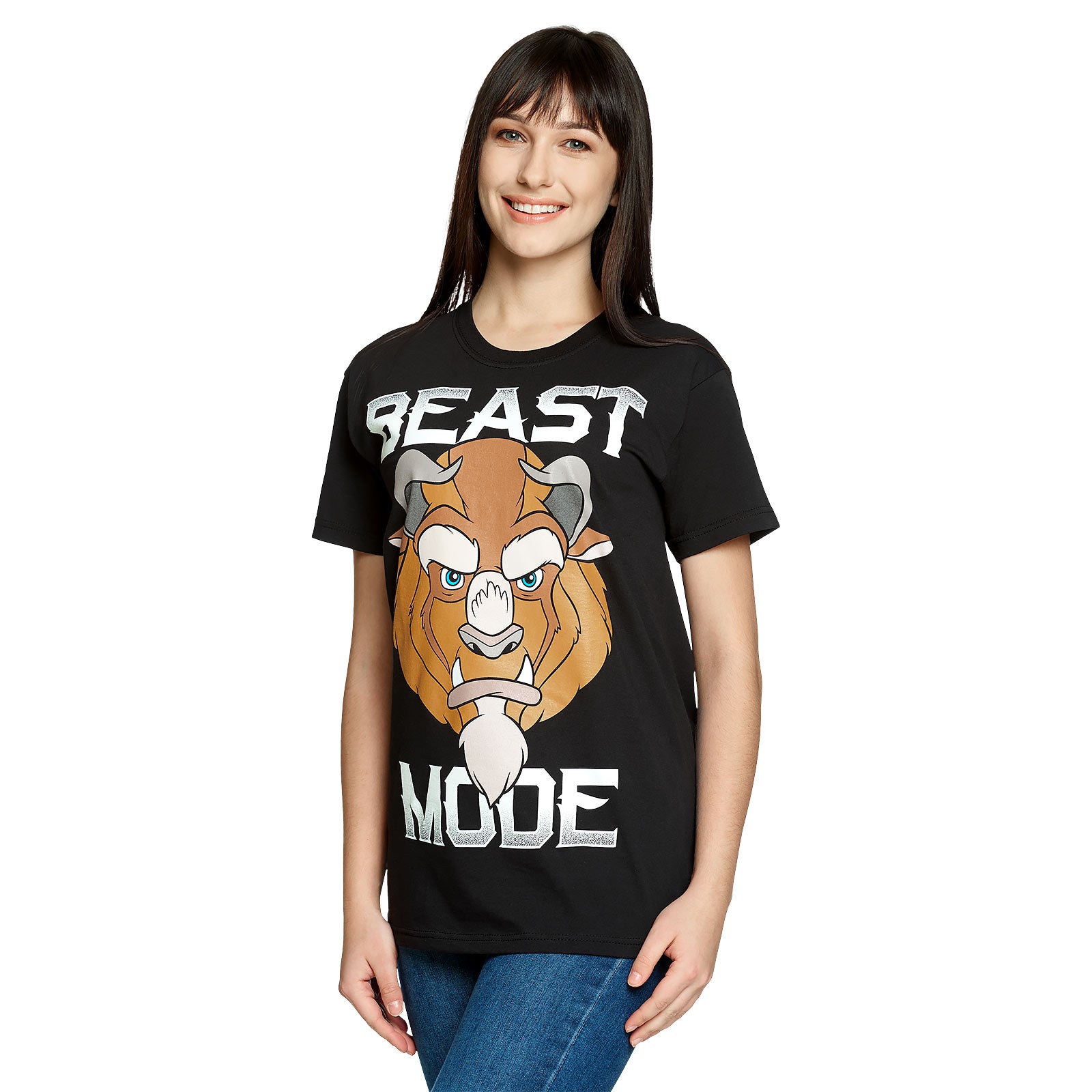 Productafbeelding Beauty and the Beast - Beast Mode T-Shirt zwart
