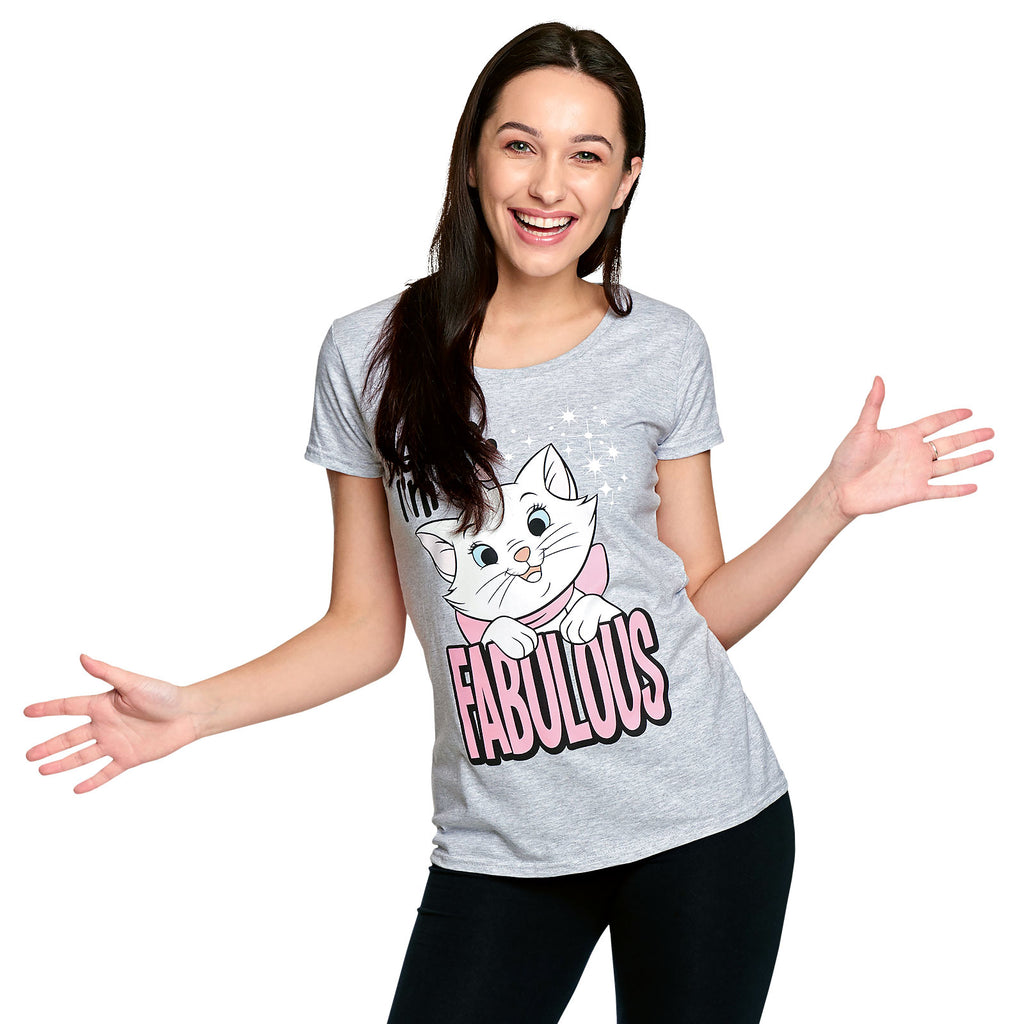 Productafbeelding Aristocats - Marie Fabulous Dames T-Shirt Grijs
