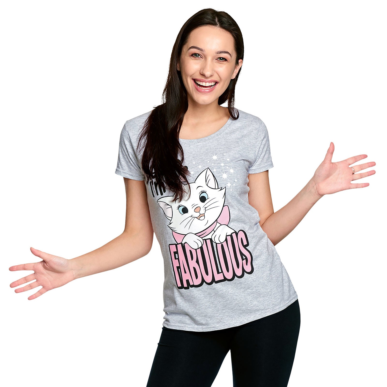 Productafbeelding Aristocats - Marie Fabulous Dames T-Shirt Grijs