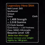 Productafbeelding Level-120-Item Legendary Hero T-Shirt zwart