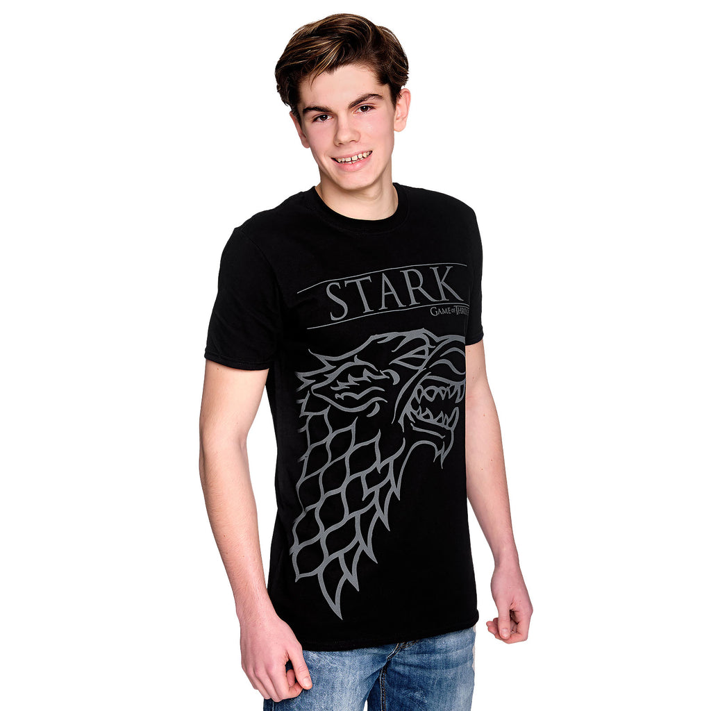Productafbeelding Game of Thrones - Shadow Wolf House Stark T-Shirt Zwart