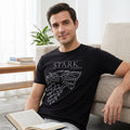 Productafbeelding Game of Thrones - Shadow Wolf House Stark T-Shirt Zwart