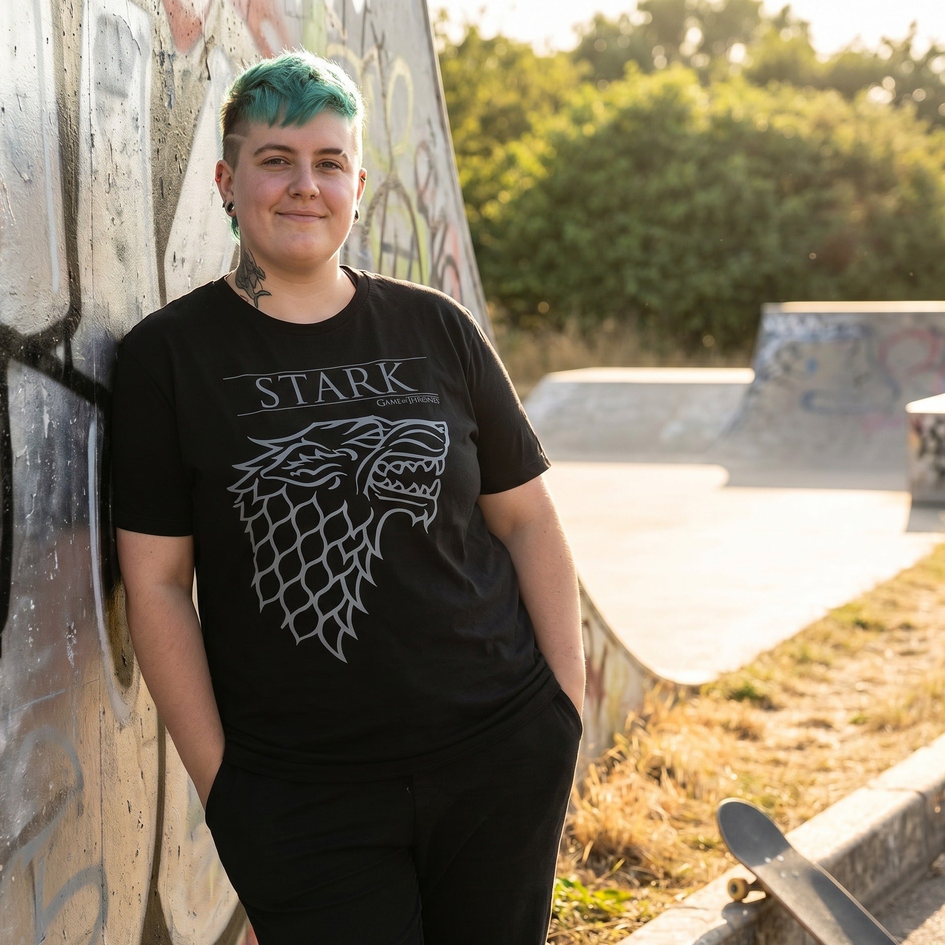 Product image Game of Thrones - Shadow Wolf House Stark T-Shirt Black