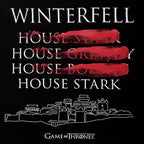 Productafbeelding Game of Thrones - Winterfell Rulers T-Shirt zwart