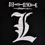 Productafbeelding Death Note - L Silhouet T-Shirt Zwart