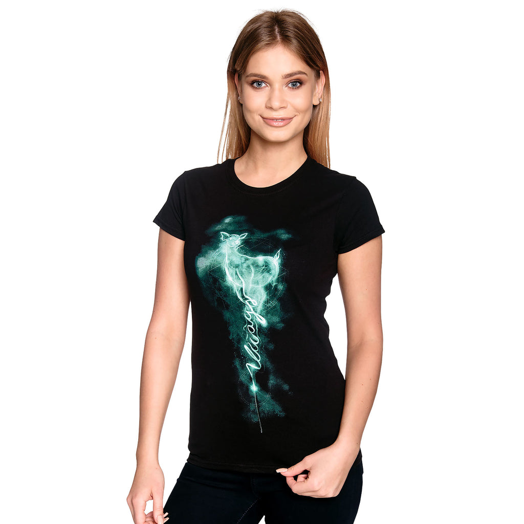 Productafbeelding Patronus Always Dames T-shirt Zwart - Harry Potter