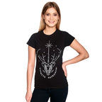 Productafbeelding Harry Potter - Expecto Patronum Dames T-shirt Zwart