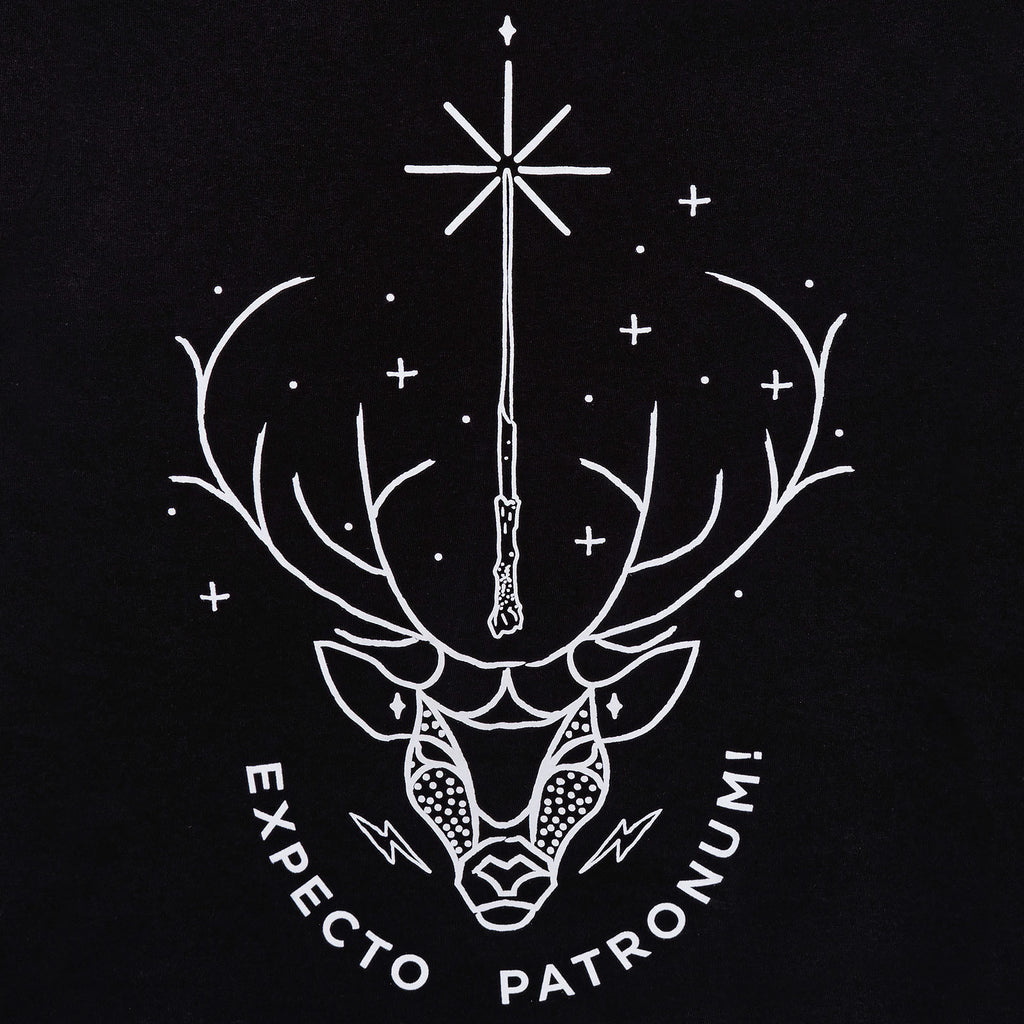 Productafbeelding Harry Potter - Expecto Patronum Dames T-shirt Zwart
