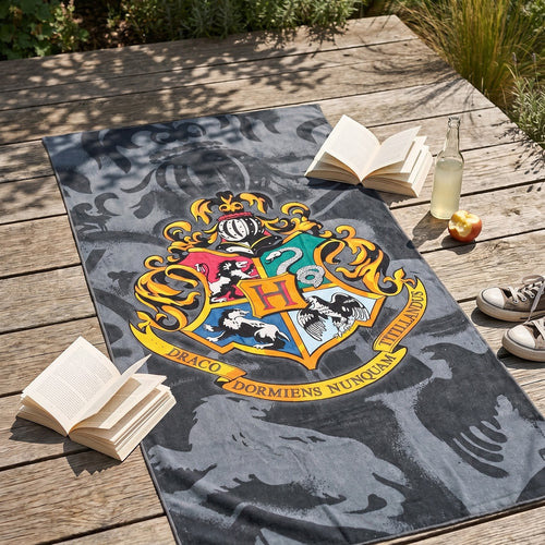 Productafbeelding Harry Potter - Hogwarts Wapen Strandhanddoek