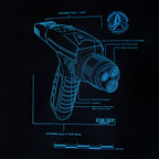 Productafbeelding Star Trek - Discovery Phaser T-shirt blauw