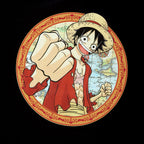 Productafbeelding One Piece - Ruffy Map T-shirt zwart