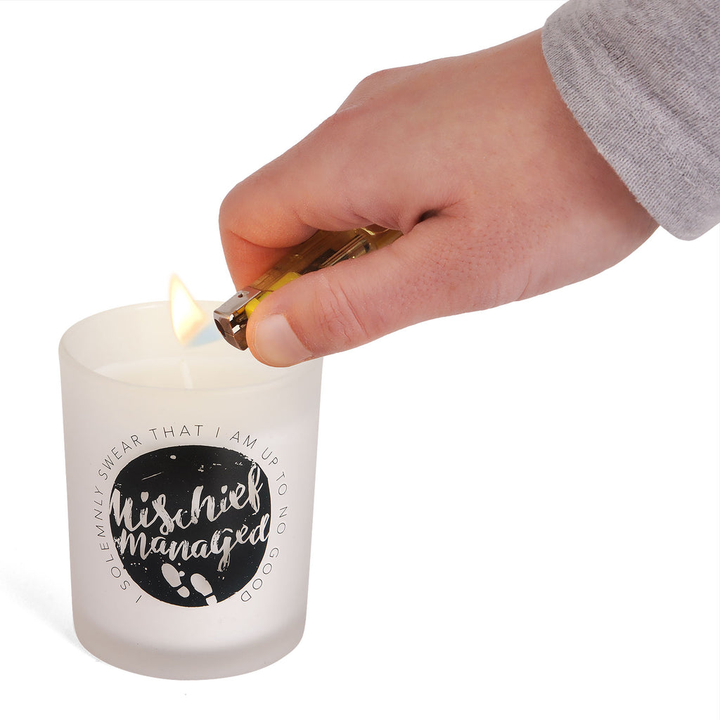 Productafbeelding Harry Potter - Mischief Managed Kaars in Glas