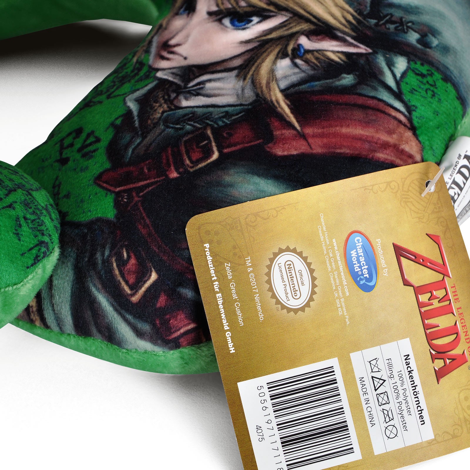 Productafbeelding Zelda - Link Nekkussen Groen