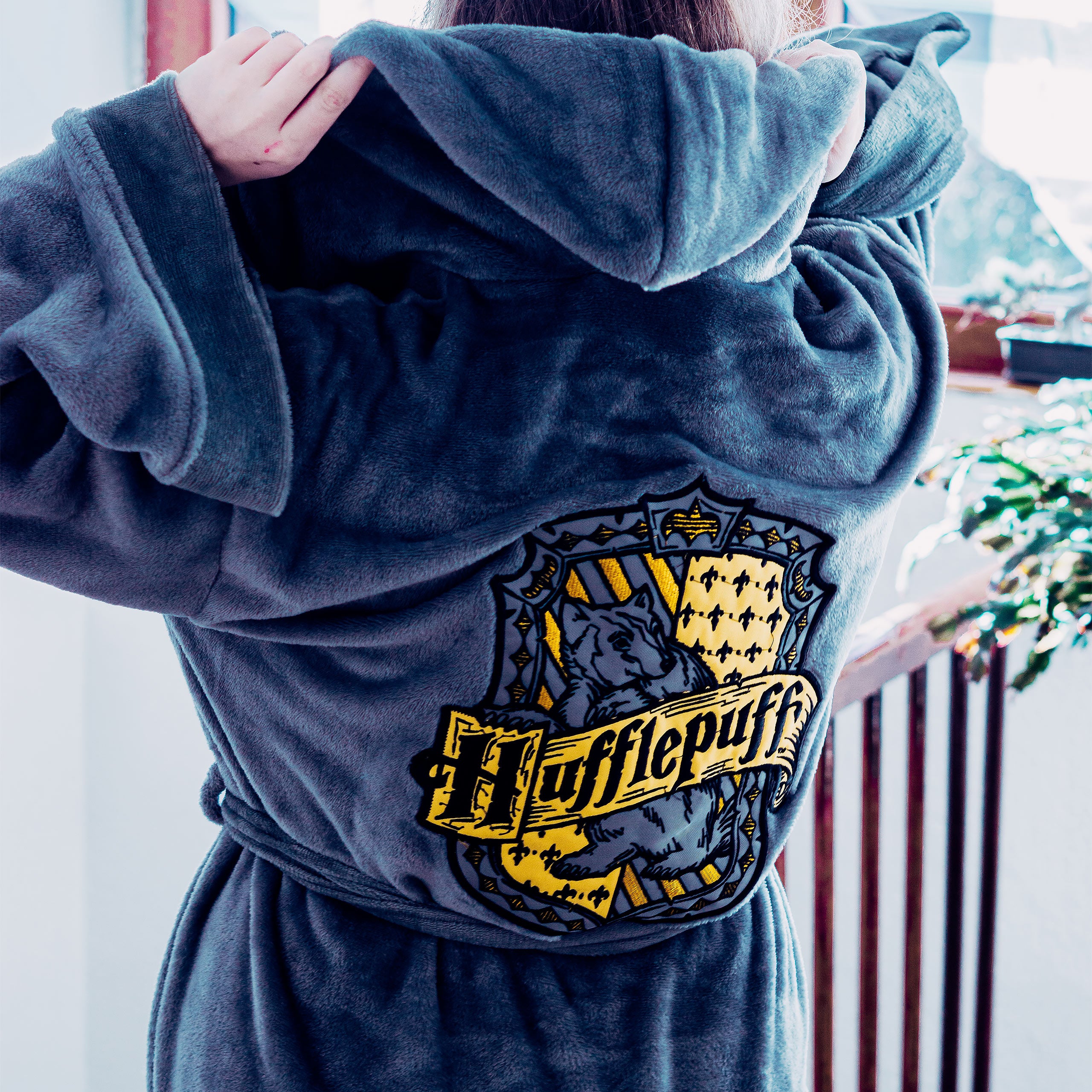 Productafbeelding Harry Potter - Hufflepuff Crest Jurk Grijs