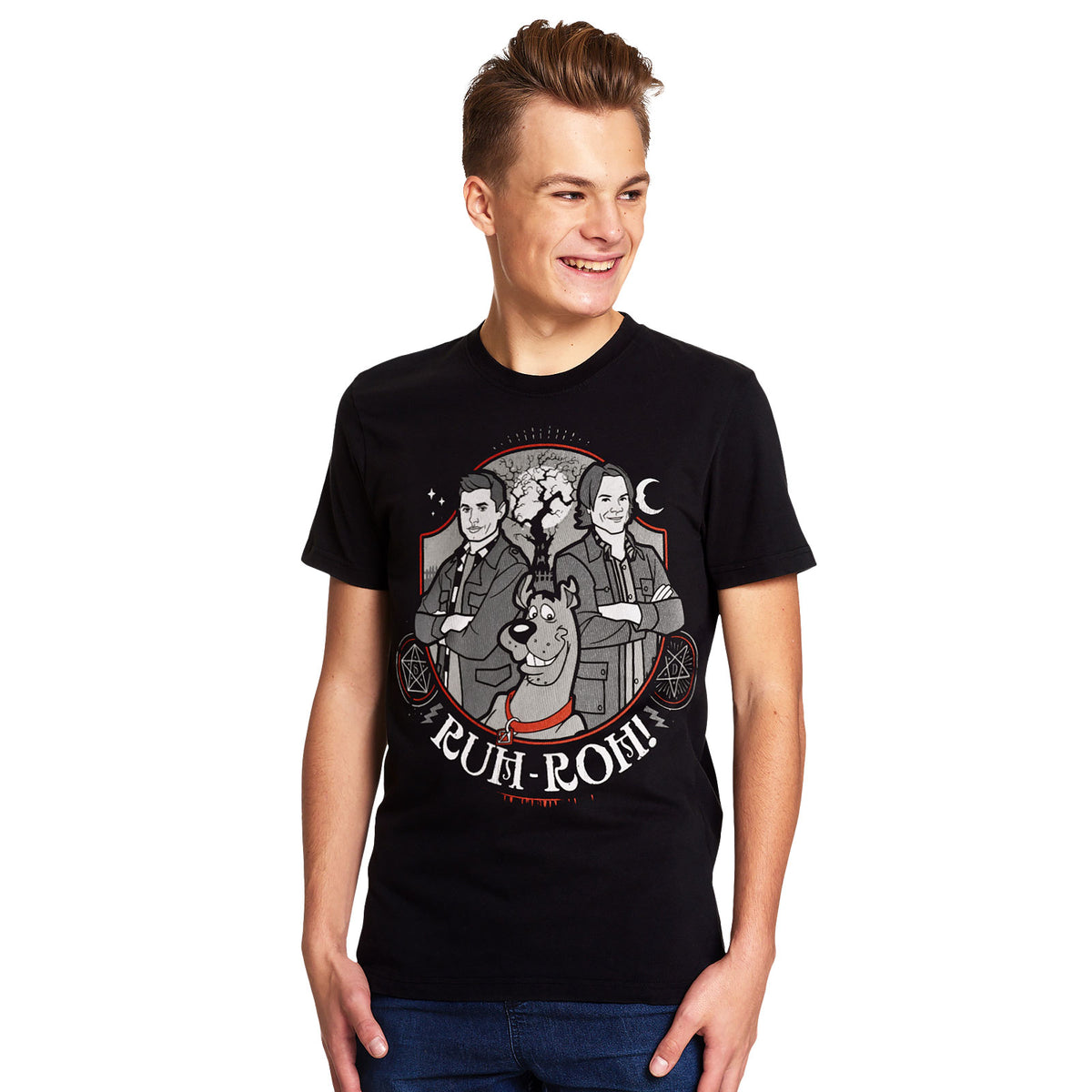 Product image Supernatural - Scoobynatural Ruh-roh! T-shirt black