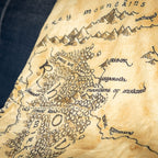 Productafbeelding Lord of the Rings - Midden-Aarde Kaart Pluche Deken met Teddybont