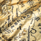 Productafbeelding Lord of the Rings - Midden-Aarde Kaart Pluche Deken met Teddybont
