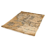 Productafbeelding Lord of the Rings - Midden-Aarde Kaart Pluche Deken met Teddybont