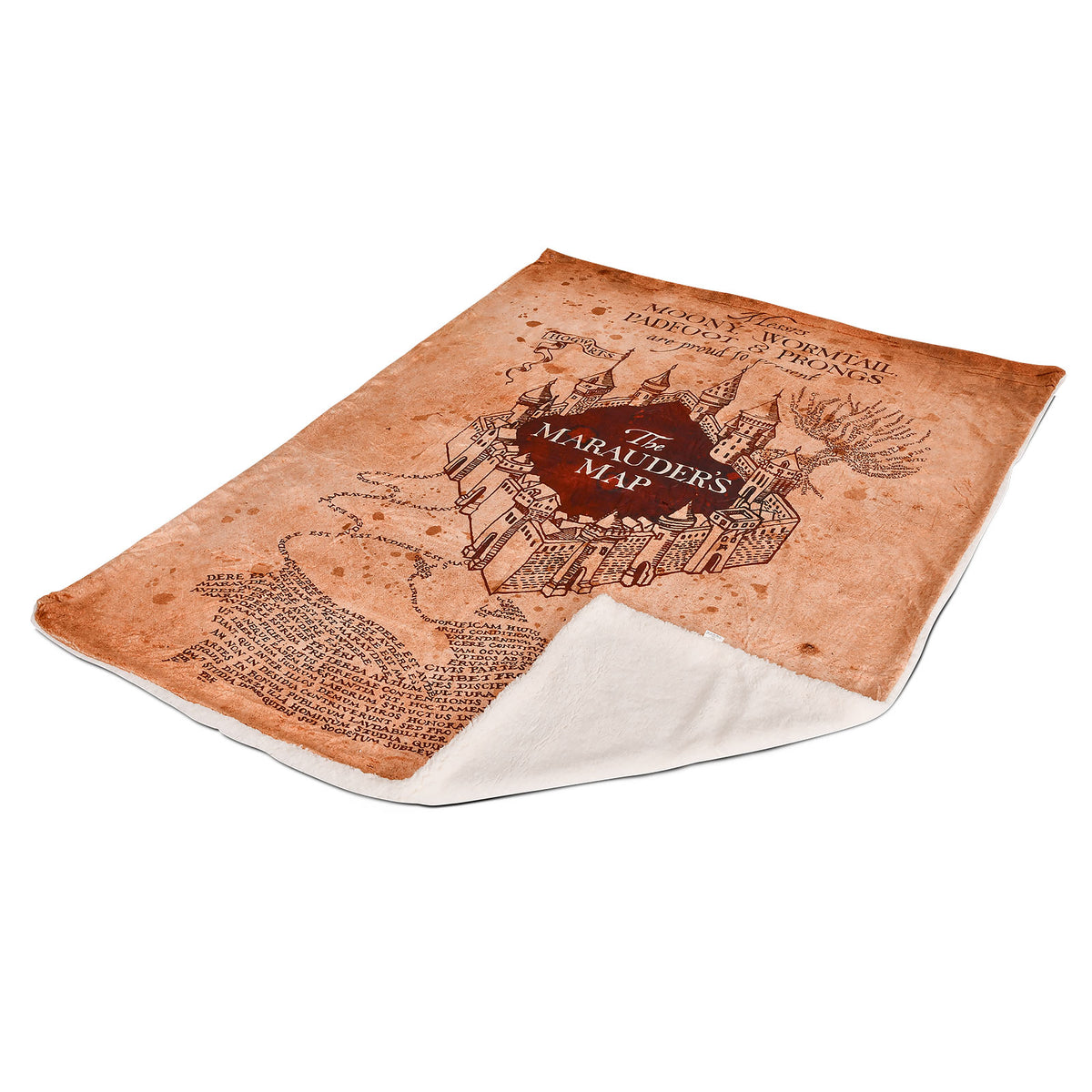 Productafbeelding Harry Potter - Marauders Map Pluizige Deken met Teddybont