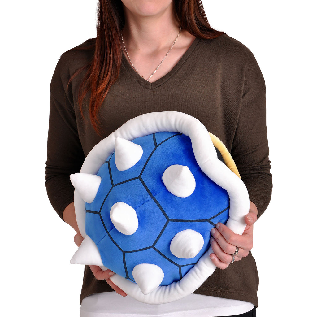 Productafbeelding Super Mario - Blauwe Stekelige Schelp Pluche Figuur XL