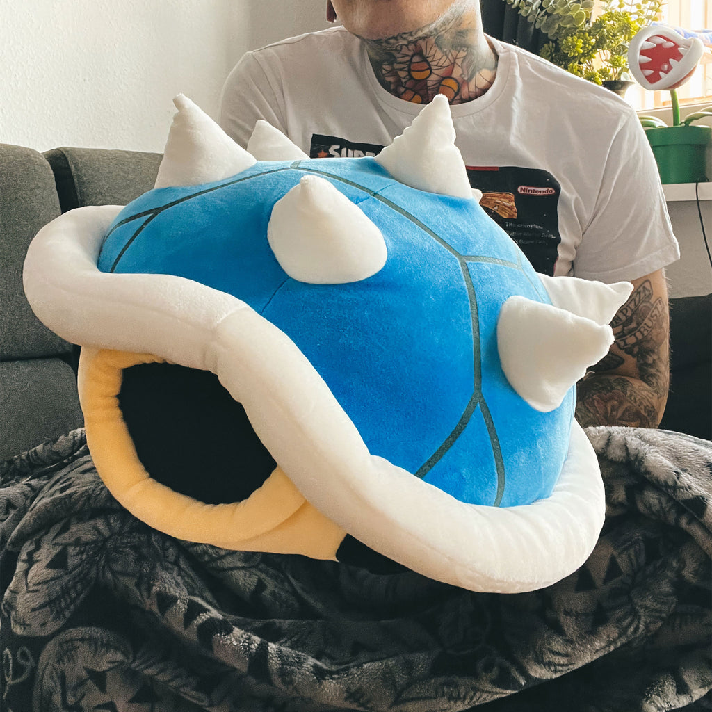 Productafbeelding Super Mario - Blauwe Stekelige Schelp Pluche Figuur XL