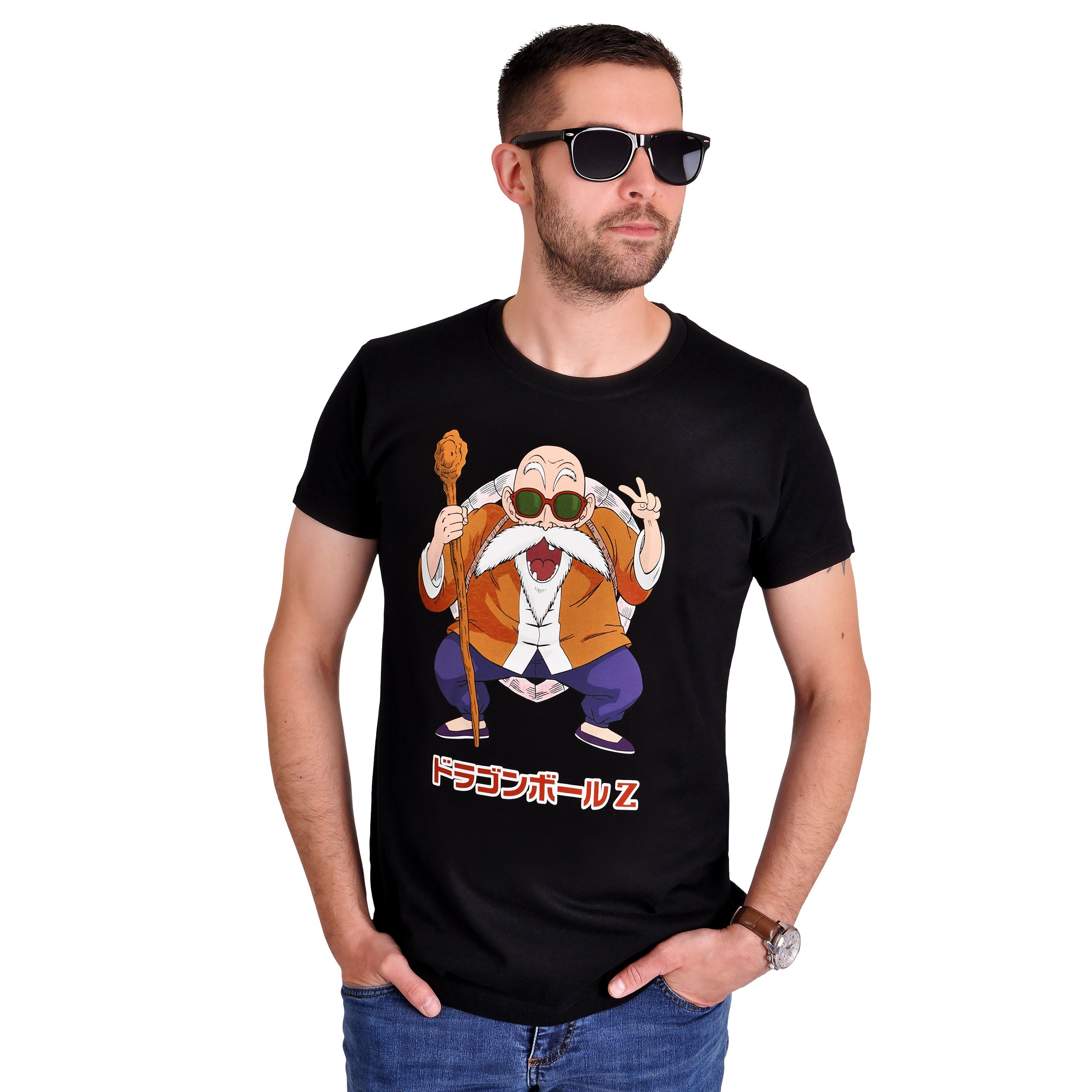 Productafbeelding Dragon Ball Z - Muten Roshi T-Shirt Zwart