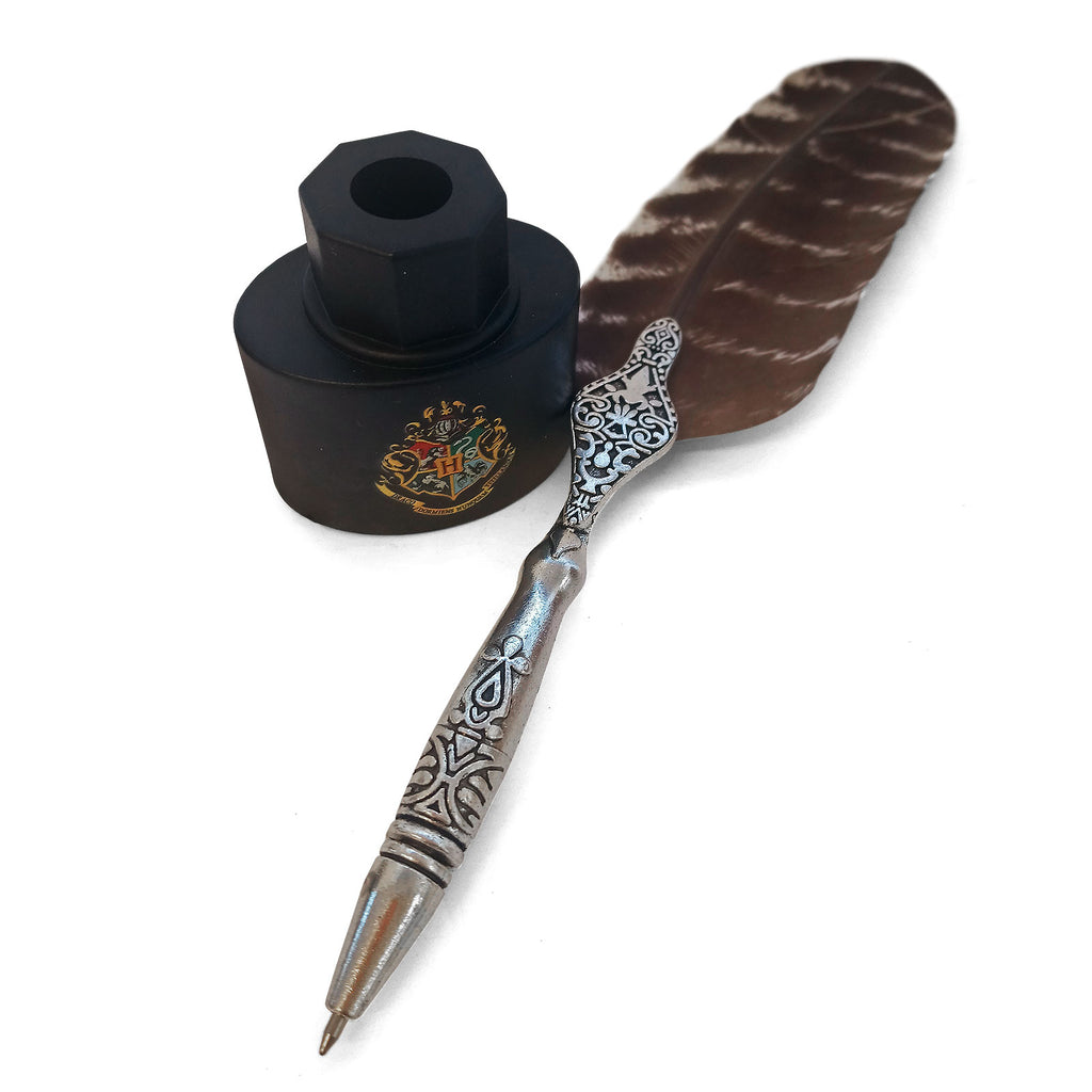 Productafbeelding Harry Potter - Veer Pen met Inktfles Houder